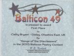 Balticon 49 - certificate